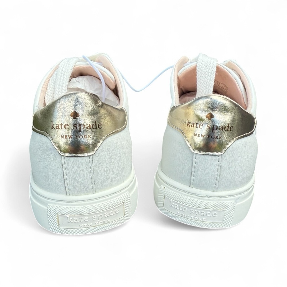 Kate Spade Women's Lace-Up Sneakers White Size 5.5 Casual NEW   CYBER MONDAY $99 - Picture 3 of 9